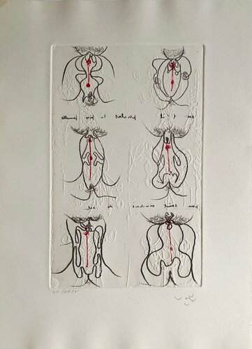 Hommage à Marcel Duchamp di Roberto Matta, Stampa in vendita su Singulart