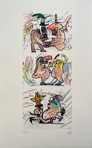 Ubu roi II von Roberto Matta, Druck kaufen auf Singulart