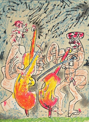 Untitled Composition by Roberto Matta, Print for Sale on Singulart