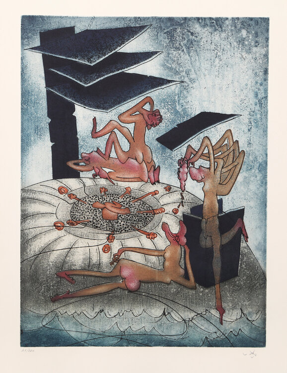 La Danse de la Mort  - Planche 6 (298) Roberto Matta