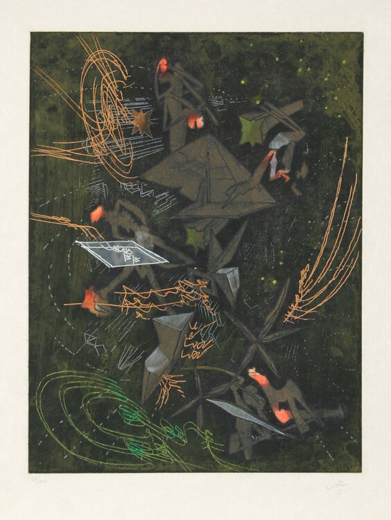 Untitled 5 from Hom'mere V - N'ous Portfolio Roberto Matta