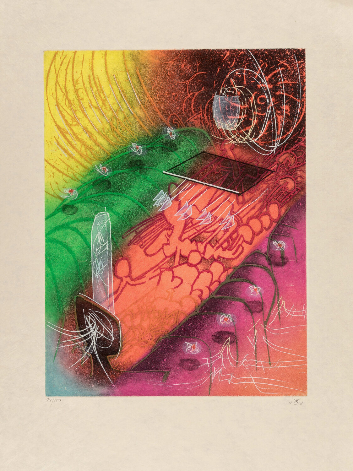 Attire le gai venin (Une Saison en Enfer) Roberto Matta Druck zu verkaufen