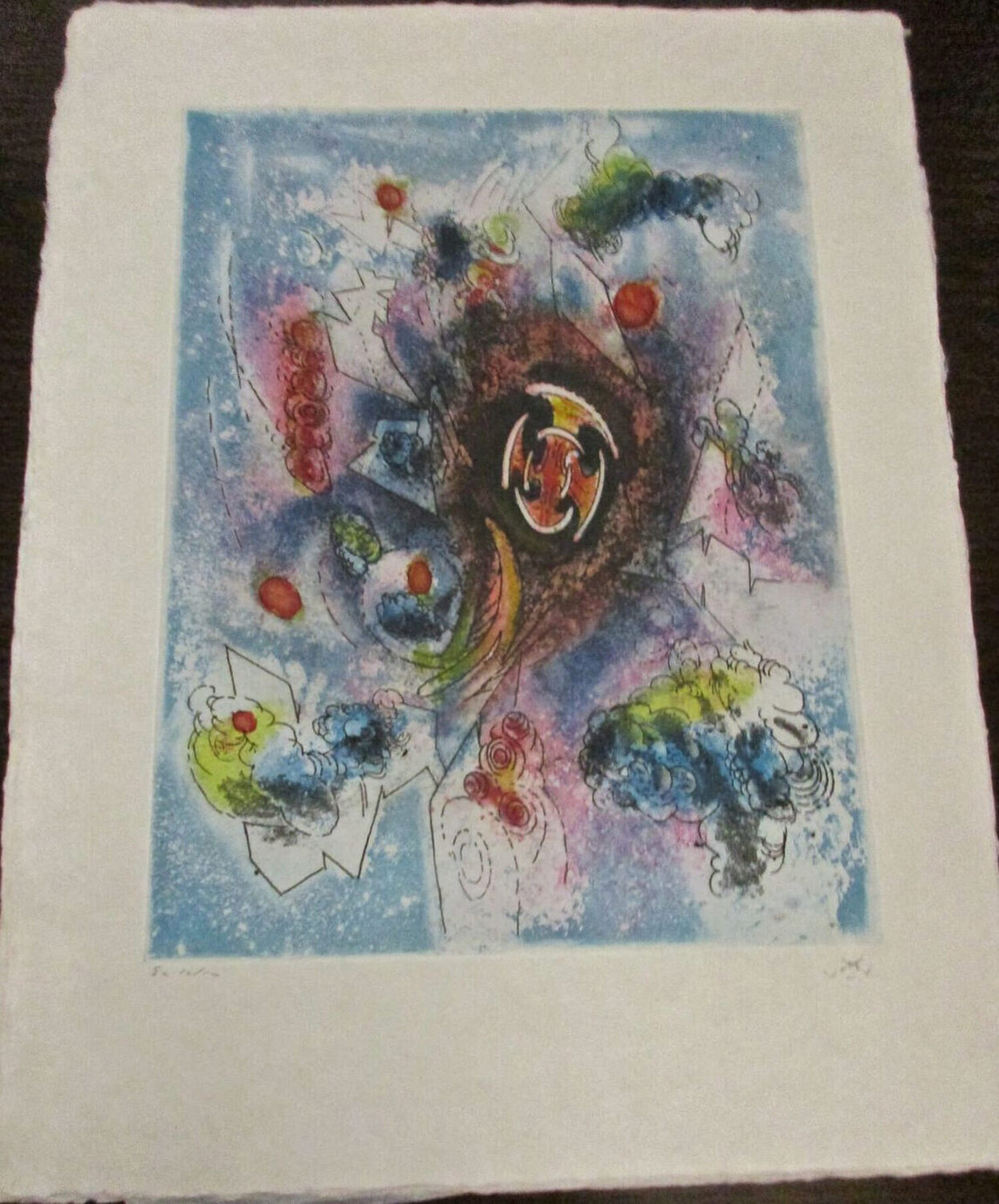 Le Conmer, from the Hom'mere III, L' Argonaute suite Roberto Matta Druck zu verkaufen