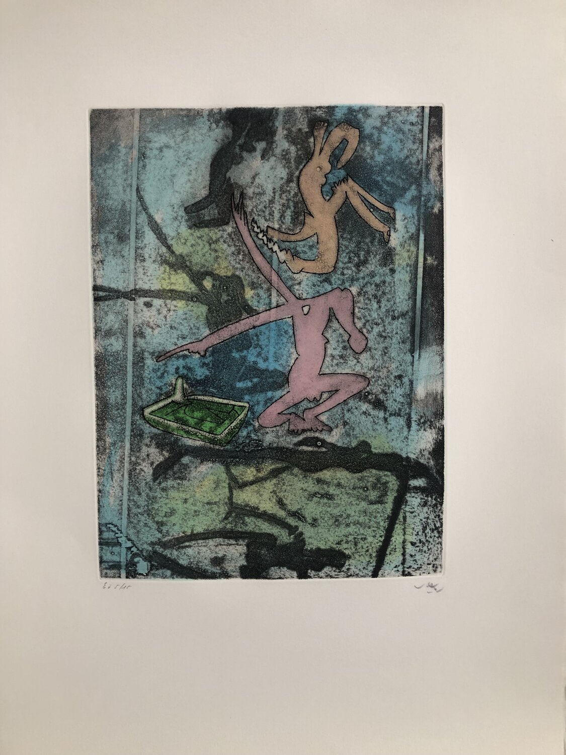 Centre Noeds plate VI Roberto Matta Print for sale