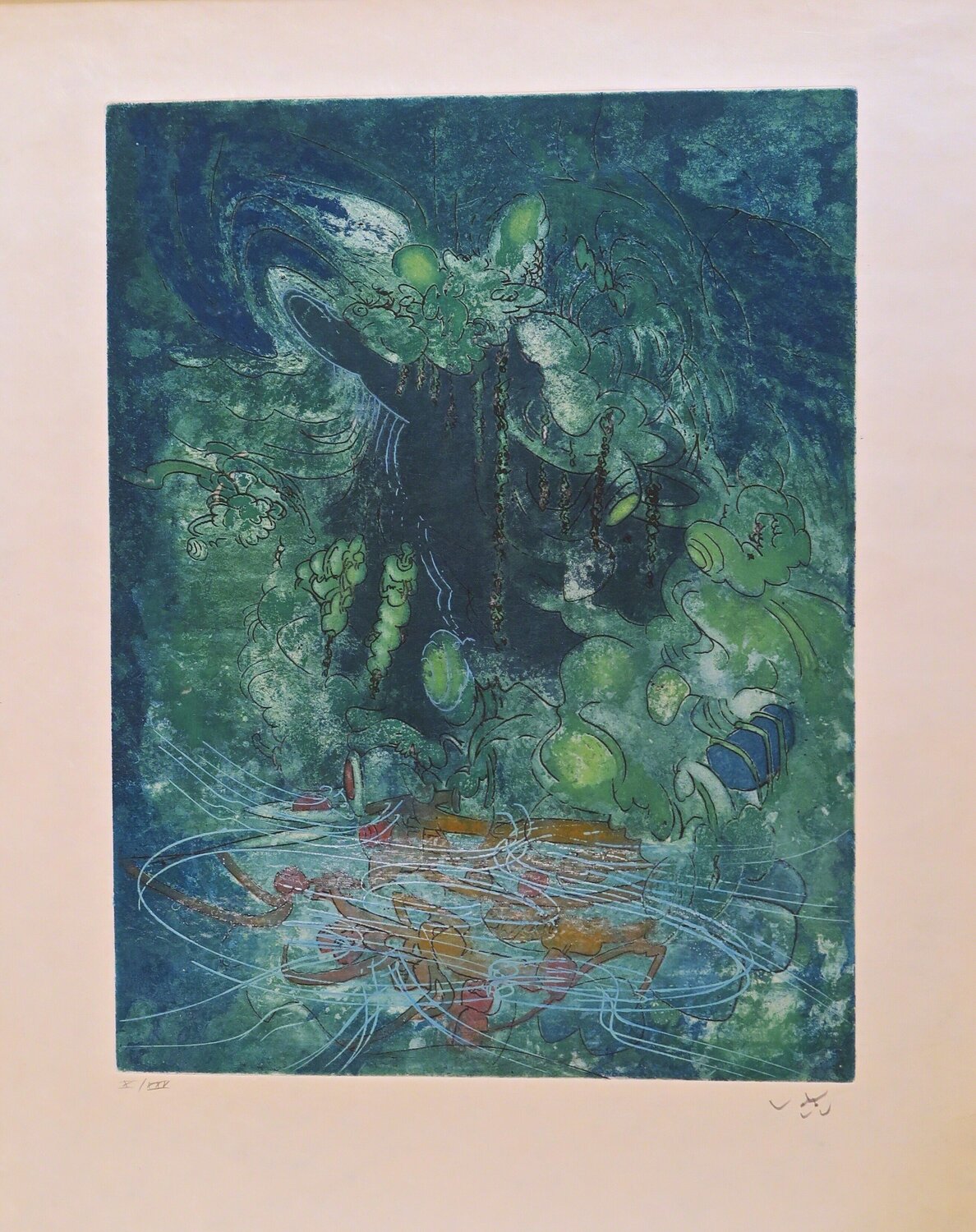Hom'mere II (L'Eautre) - L'Eautre Roberto Matta Print for sale
