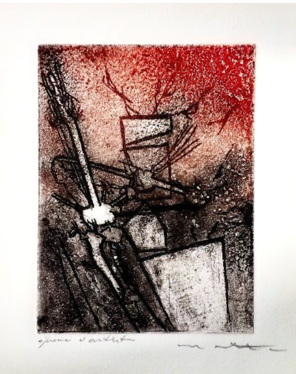 LE SEL NOIR Roberto Matta Afdruk te koop