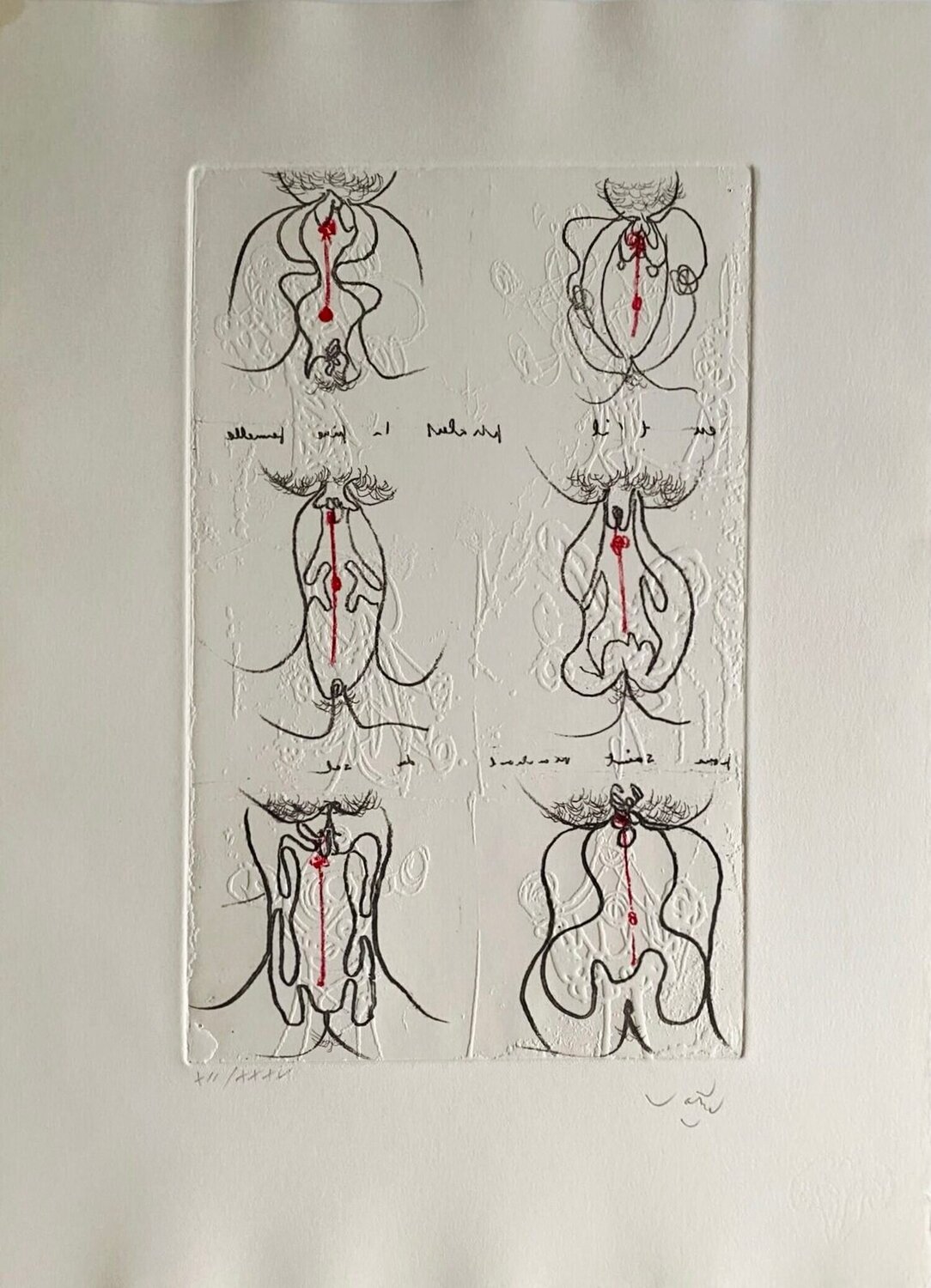 Hommage à Marcel Duchamp Roberto Matta Stampa in vendita