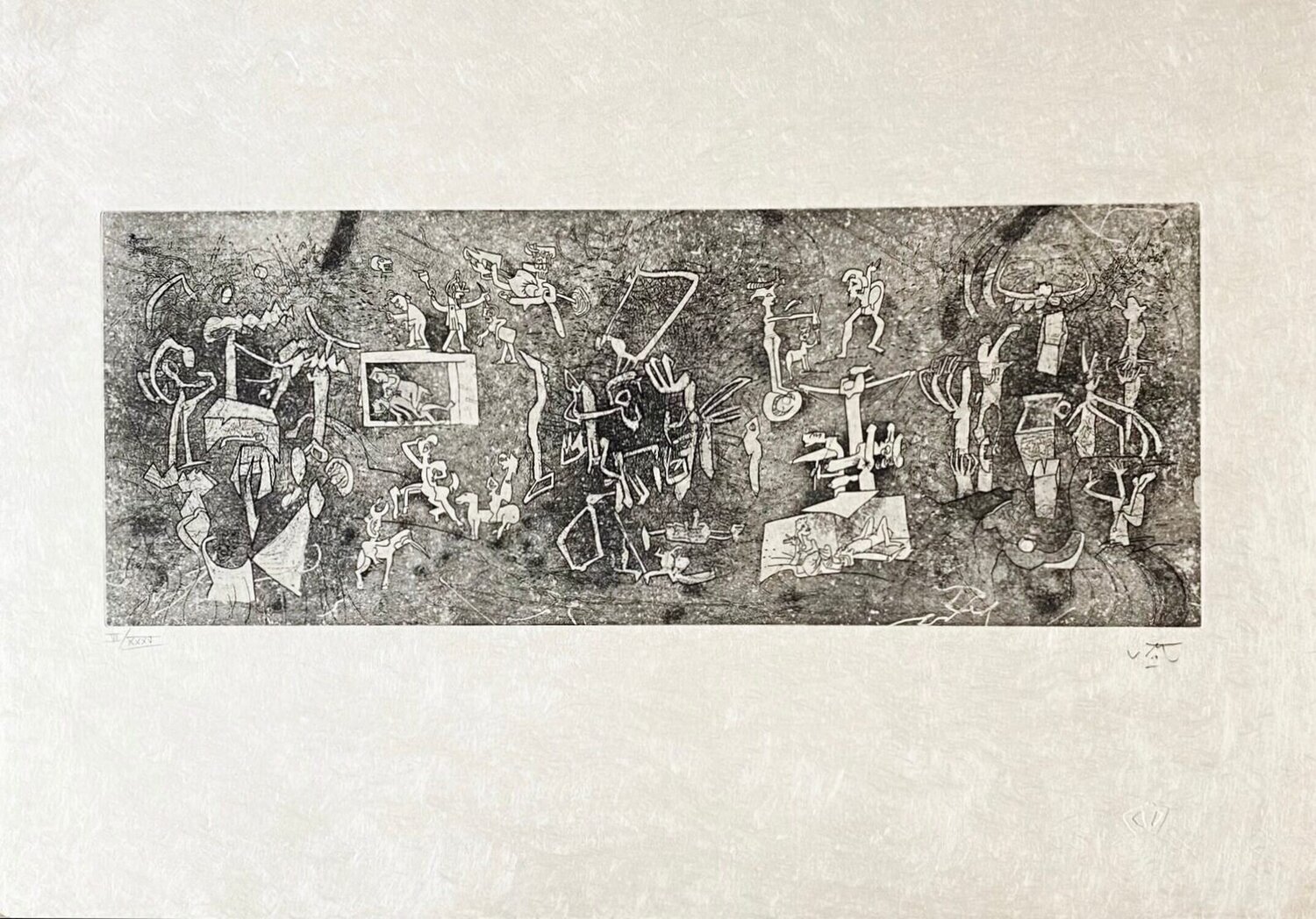 Le Verbo Hommérica Roberto Matta Druck zu verkaufen