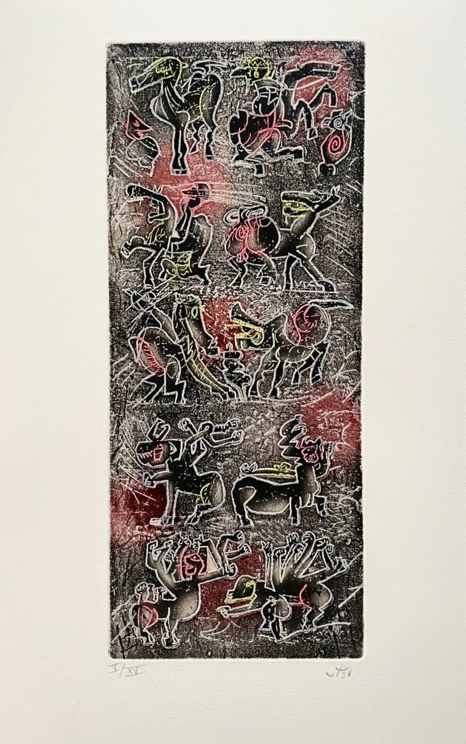 Ubu roi VI Roberto Matta Afdruk te koop
