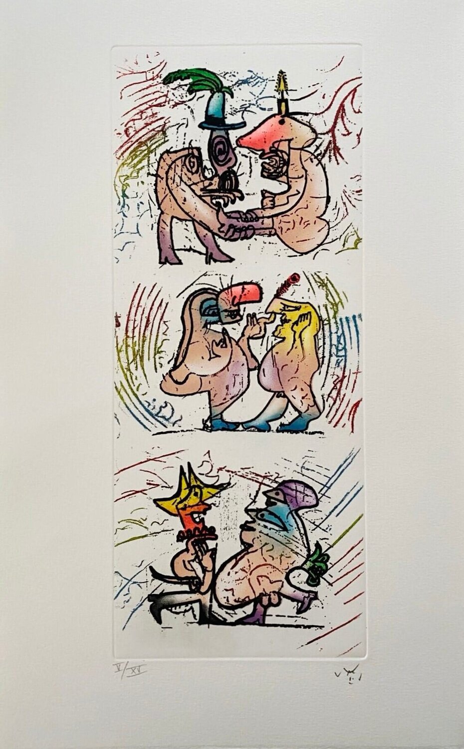 Ubu roi II Roberto Matta Stampa in vendita