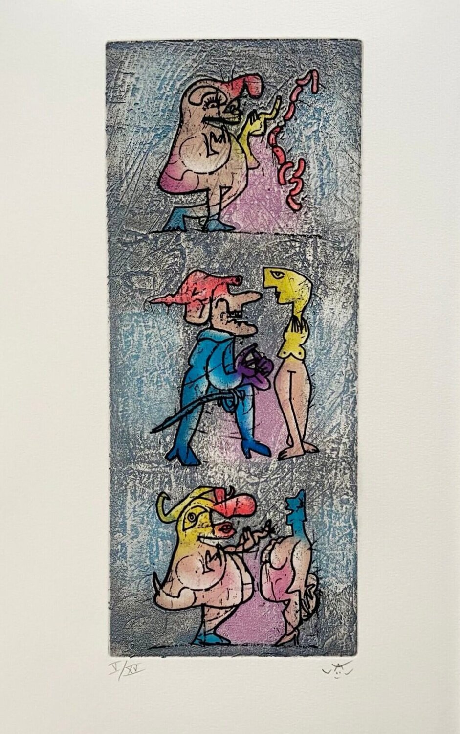 Ubu roi VIII Roberto Matta Stampa in vendita