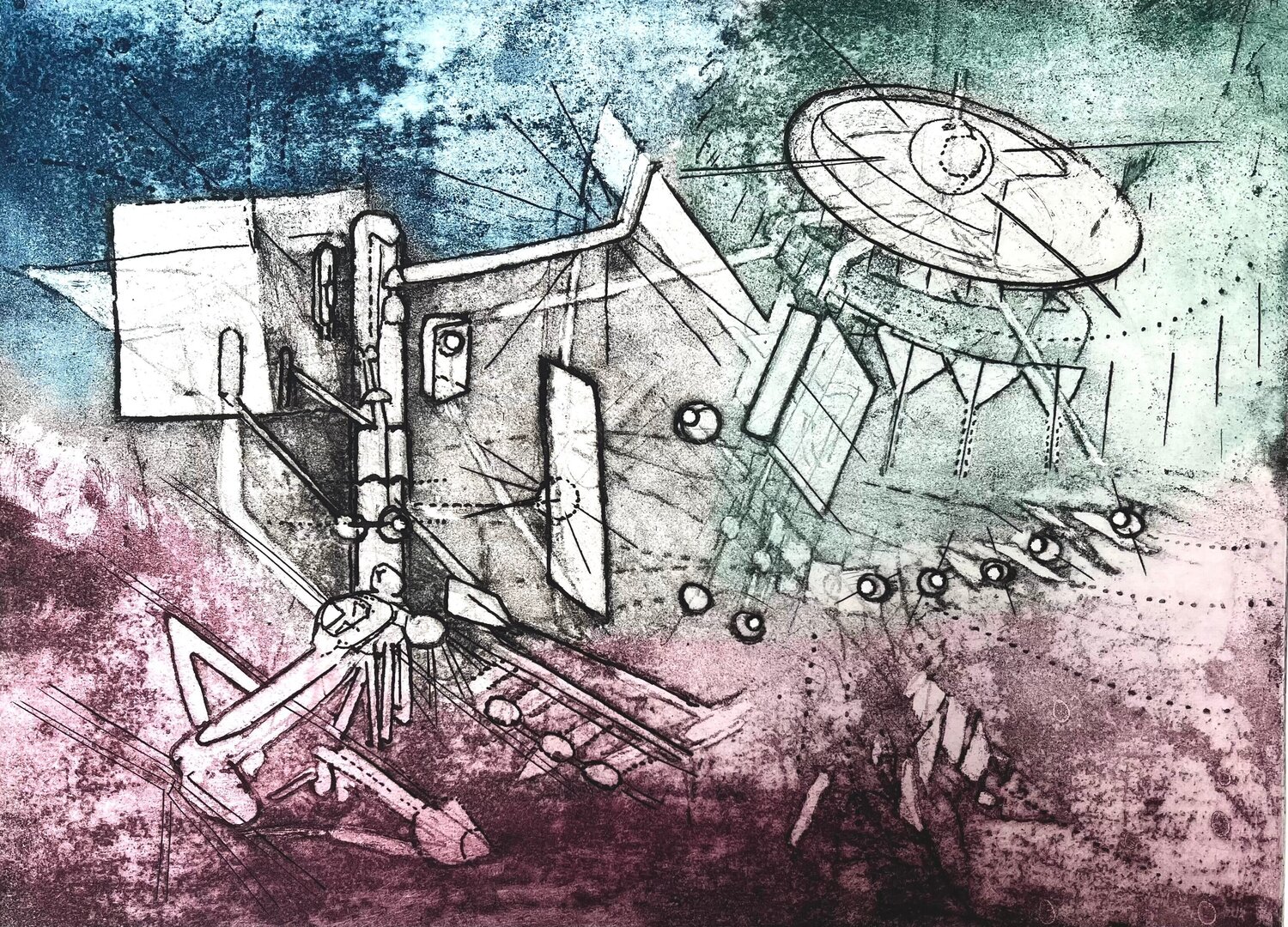 Come detta dentro vo significando - 8 Roberto Matta Stampa in vendita