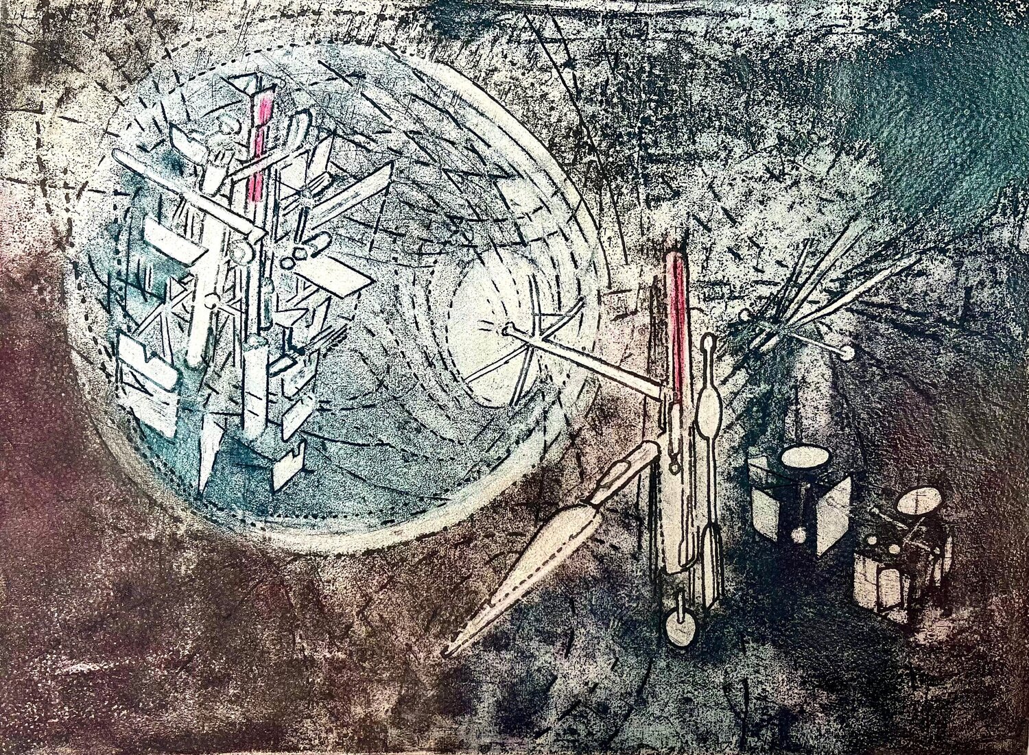 Come detta dentro vo significando - 5 Roberto Matta Stampa in vendita