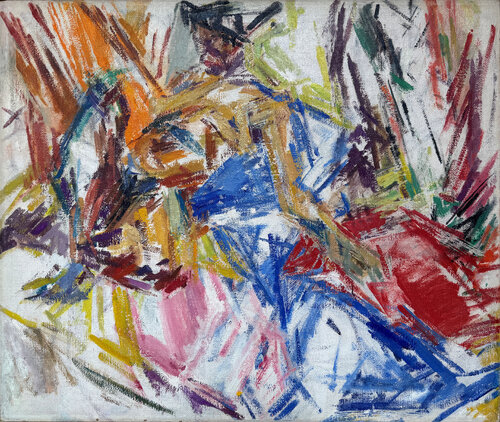 Untitled (Reclining Nude) by Mercedes Matter, Painting for Sale on Singulart