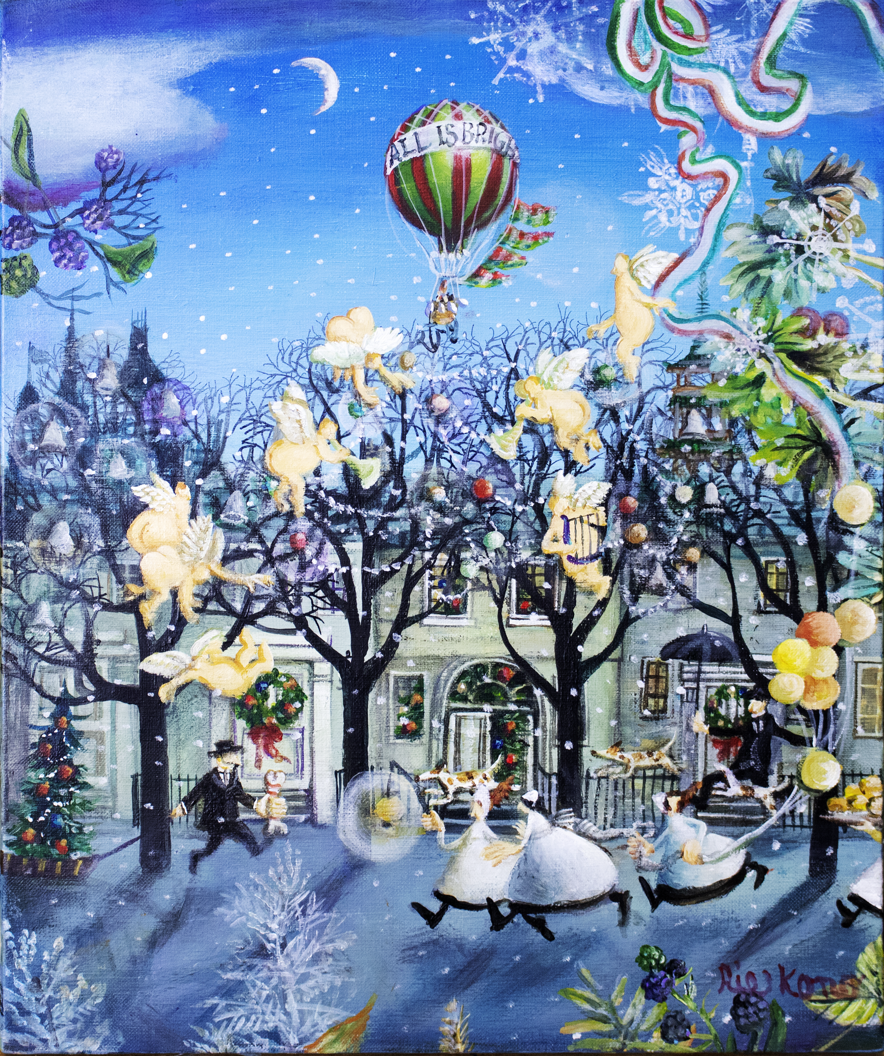 Thema Ballon Gemälde