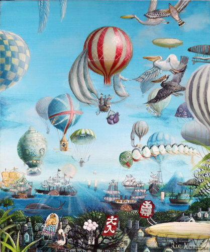 GOOD DEPARTURE di Rie Kono, Pittura in vendita su Singulart