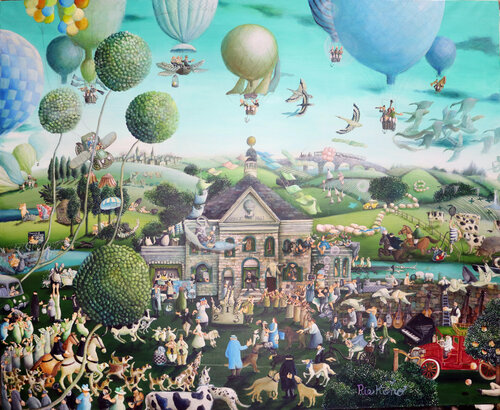 SONGS OF JOY di Rie Kono, Pittura in vendita su Singulart