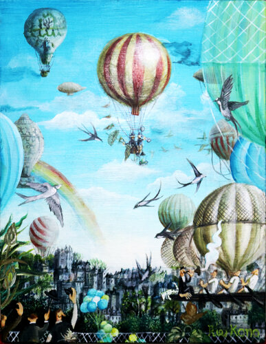 After the rain di Rie Kono, Pittura in vendita su Singulart