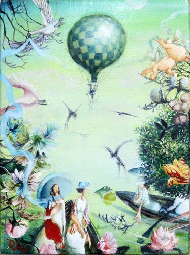 Who said it ? van Rie Kono, Schilderij te koop op Singulart