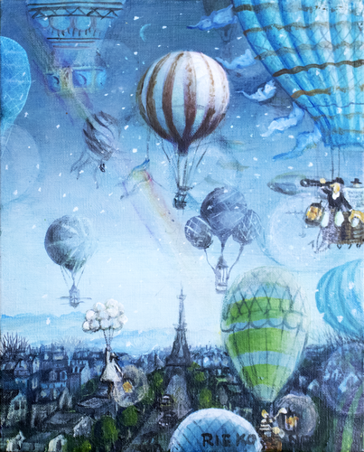 That's amazing! di Rie Kono, Pittura in vendita su Singulart