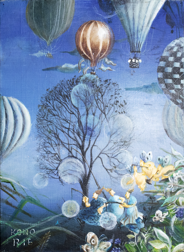Hop? Hope! di Rie Kono, Pittura in vendita su Singulart