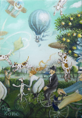 We are happy di Rie Kono, Pittura in vendita su Singulart