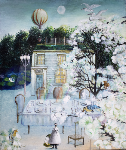 Night party von Rie Kono, Malerei kaufen auf Singulart