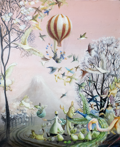 Let's sing la -la -la -la-la von Rie Kono, Malerei kaufen auf Singulart