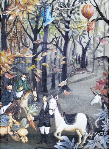 Feel the autumn di Rie Kono, Pittura in vendita su Singulart