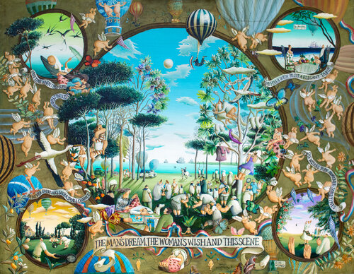 We are in the dreamy mood von Rie Kono, Malerei kaufen auf Singulart