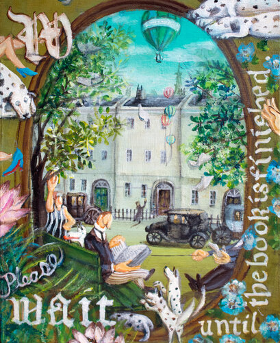 W is Wait by Rie Kono, Painting for Sale on Singulart