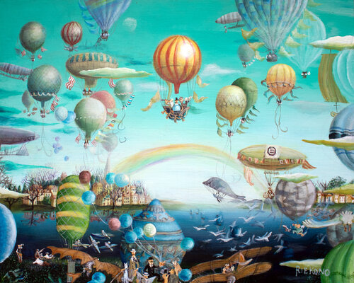 Nice view place van Rie Kono, Schilderij te koop op Singulart