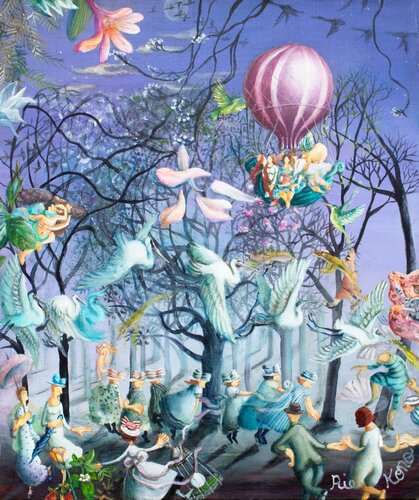 The beginning di Rie Kono, Pittura in vendita su Singulart