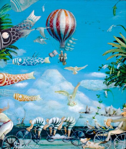 KOINOBORI di Rie Kono, Pittura in vendita su Singulart