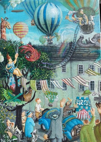 Circus has come ? de Rie Kono, Pintura a la venta en Singulart