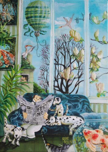 Spring time von Rie Kono, Malerei kaufen auf Singulart