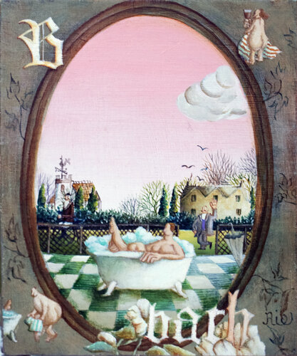 B is bath von Rie Kono, Malerei kaufen auf Singulart