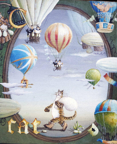 C is cat von Rie Kono, Malerei kaufen auf Singulart