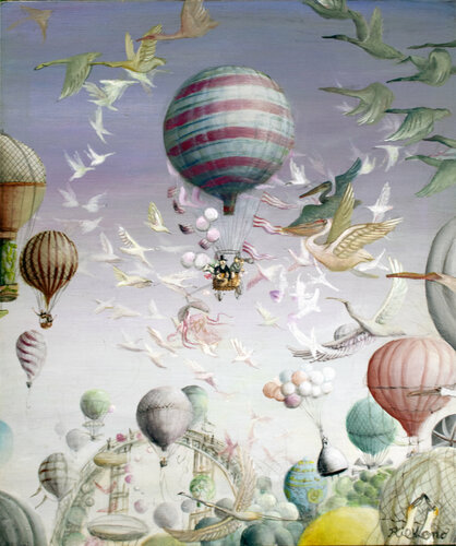 BRIDGE OF THE HOPE von Rie Kono, Malerei kaufen auf Singulart