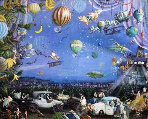 Beautiful night with stars von Rie Kono, Malerei kaufen auf Singulart