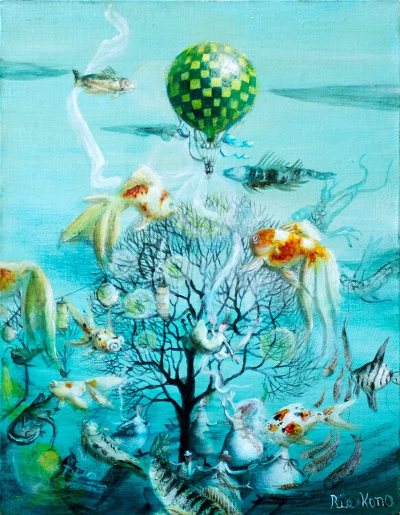 While Listening to some nice music Rie Kono