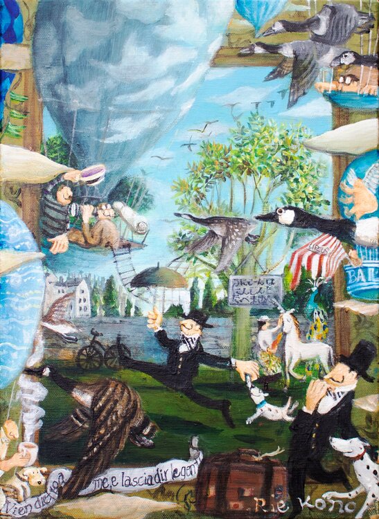 And our journey began Rie Kono