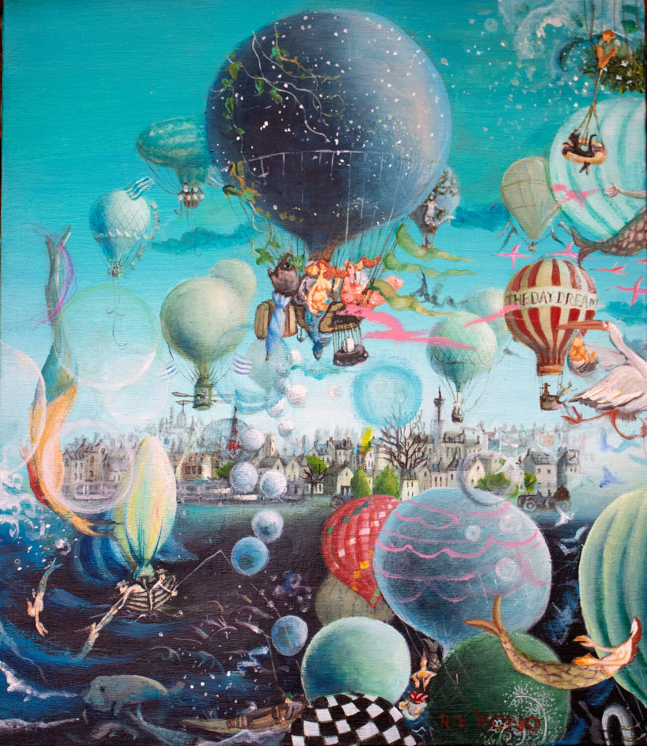 We are on our balloon journey Rie Kono