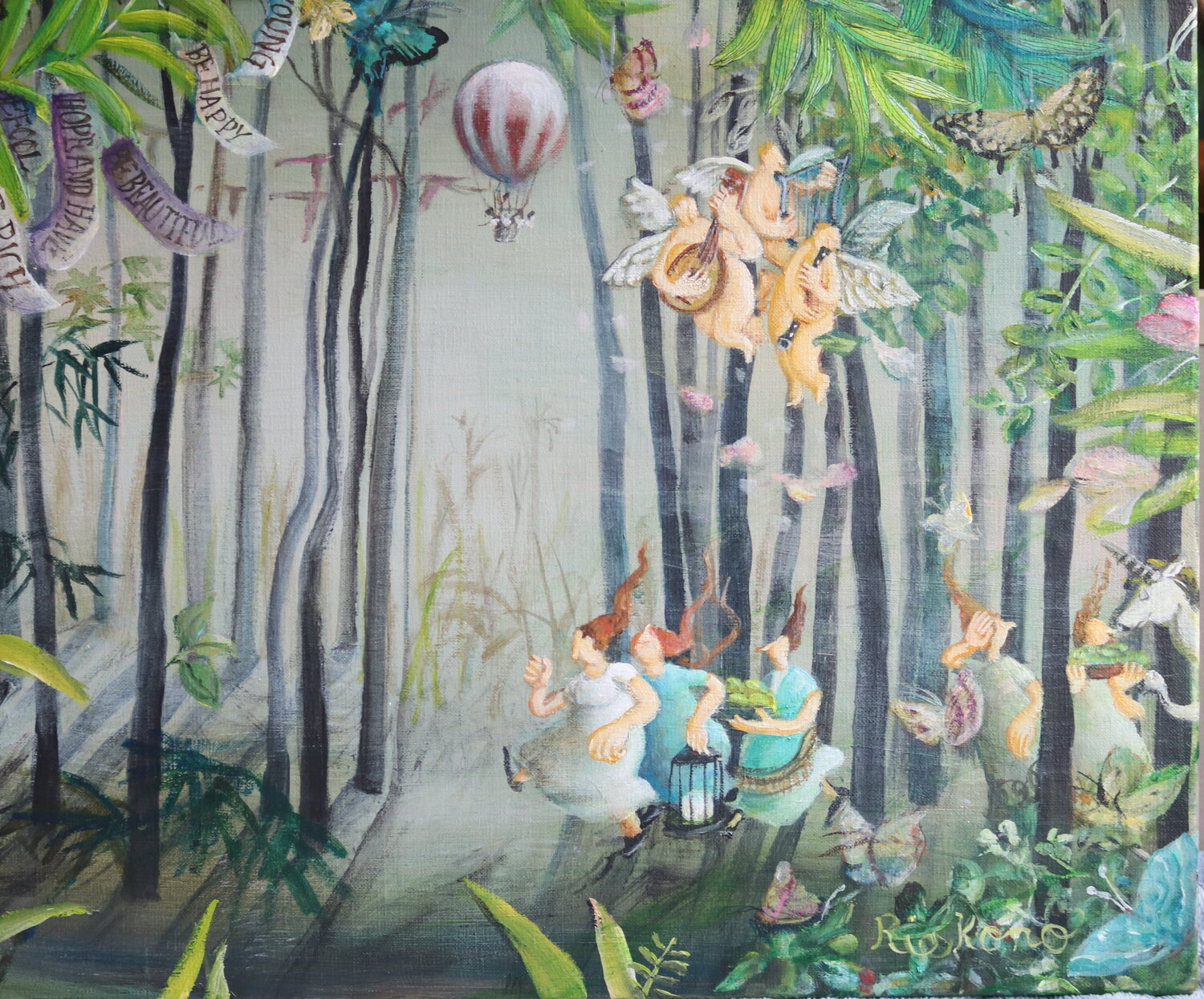 for TANABATA of girls Rie Kono Originalgemälde zu verkaufen