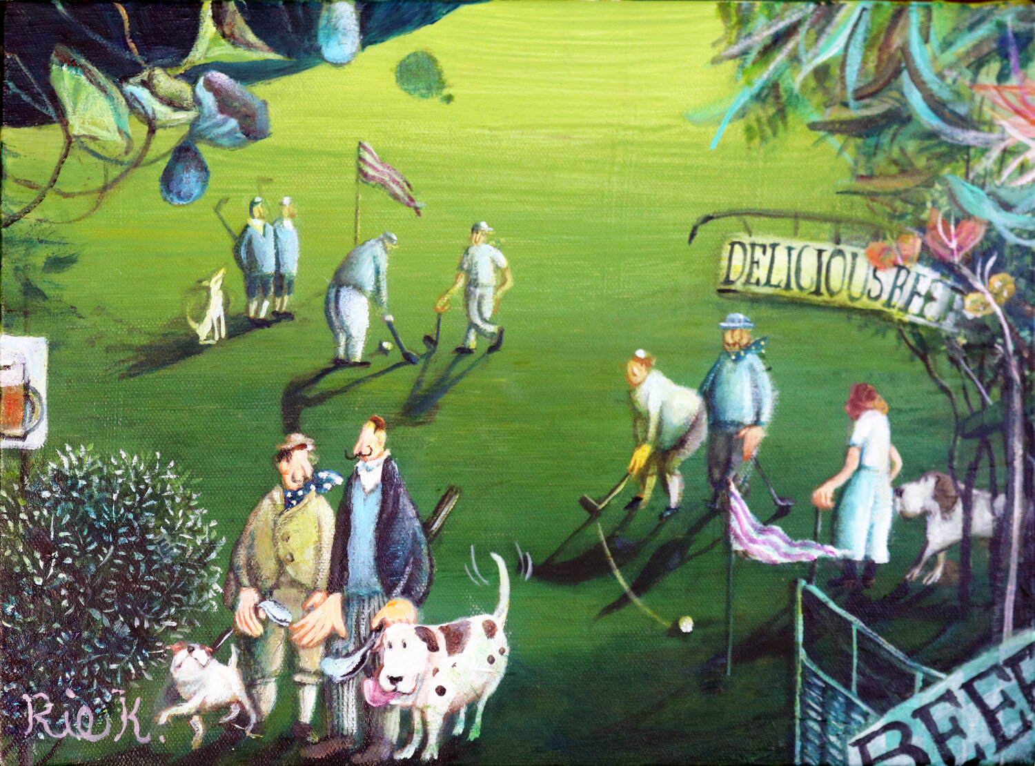 Beer? or Beef? Rie Kono