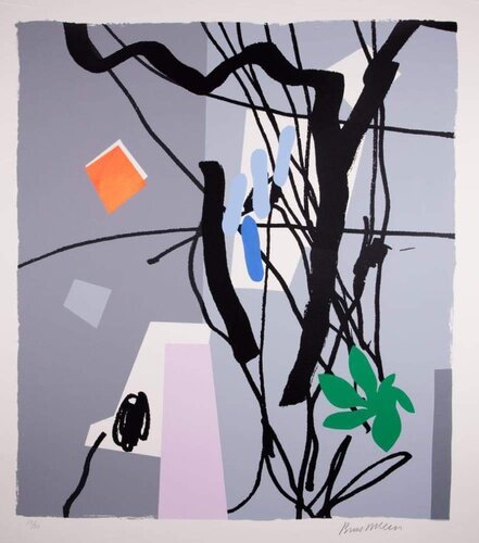 Shades Of Grey - Light Blue di Bruce McLean, Stampa in vendita su Singulart