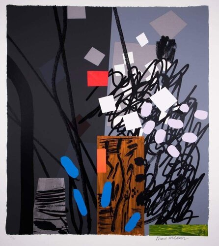 Shades Of Grey Cerulean Blue di Bruce McLean, Stampa in vendita su Singulart