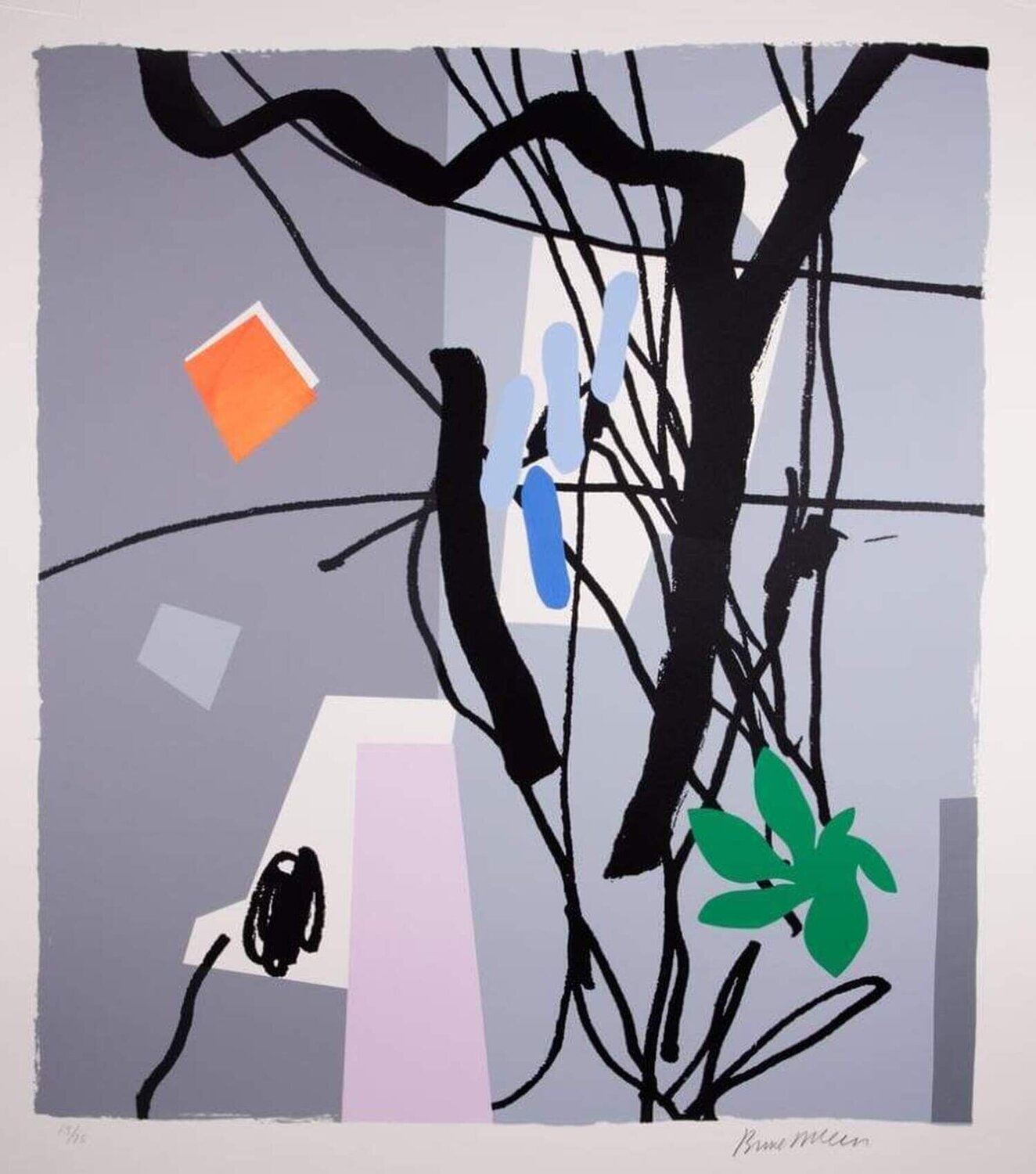 Shades Of Grey - Light Blue Bruce McLean