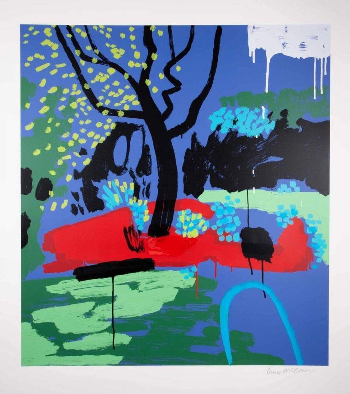 Turquoise Hose Pipe Ban Bruce McLean