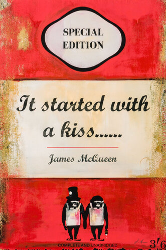 It Started With A Kiss von James McQueen, Druck kaufen auf Singulart